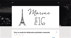 Desktop Screenshot of marineparis16.com
